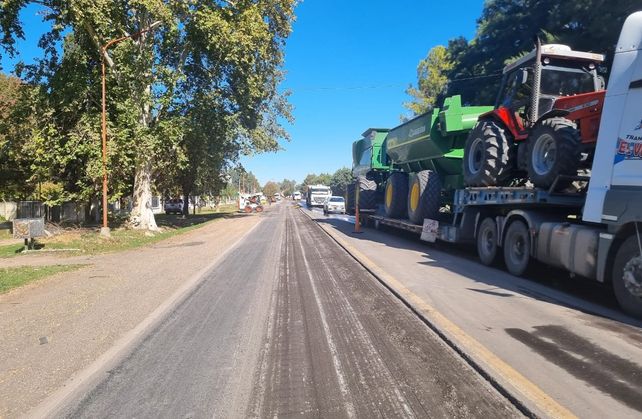 Las obras previstas para la presente semana están destinadas a mejorar el tramo urbano de la ruta nacional 33 en el distrito Chabás.