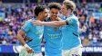 Manchester City goleó a Crystal Palace por la fecha 32 de la Premier League.