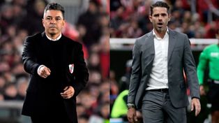 Marcelo Gallardo y Fernando Gago saben que se juegan mucho el domingo en el Monumental.