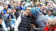 El paso de Lionel Scaloni revolucionó Pujato: miles de fanáticos llegaron al pueblo para verlo y conocer sus raíces