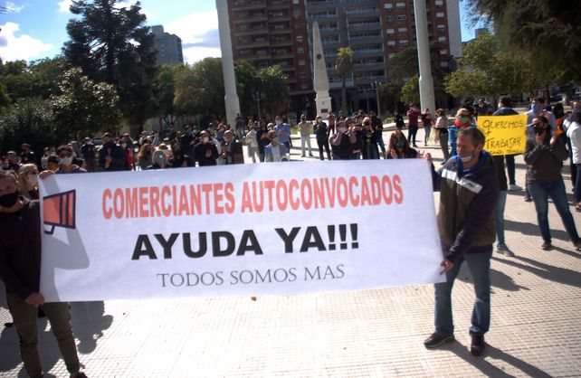 Comerciantes autoconvocados