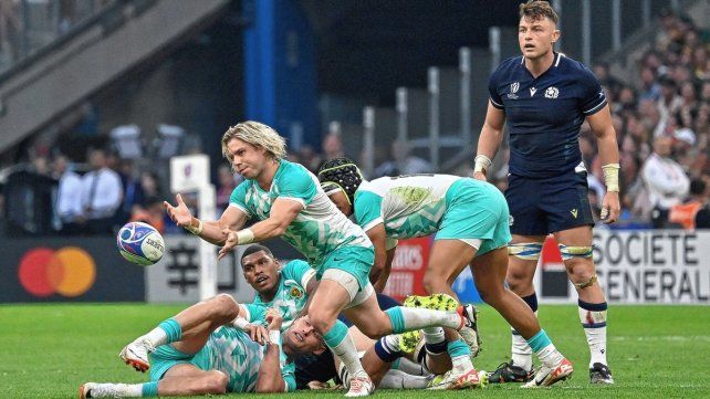 Sudáfrica derrotó a Escocia por 18 a 3.
