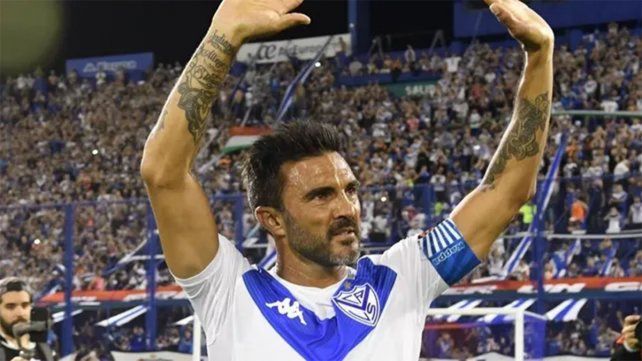 Fabián Cubero se despidió del fútbol en el Estadio Vélez Sarsfield después de disputar su último partido como futbolista profesional en diciembre del 2019