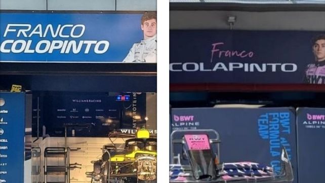 De aquel Colopinto en el box de Williams a este Colapinto en el del Alpine. Vuelve el argentino a la Fórmula 1.