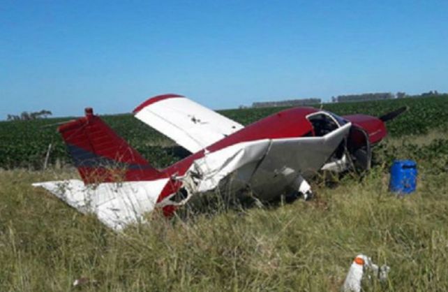 La aeronave que se encontr&oacute; en San Justo.