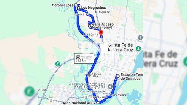 Un colectivo robado de la Terminal de Ómnibus y un recorrido descontrolado por distintos barrios de la ciudad. 