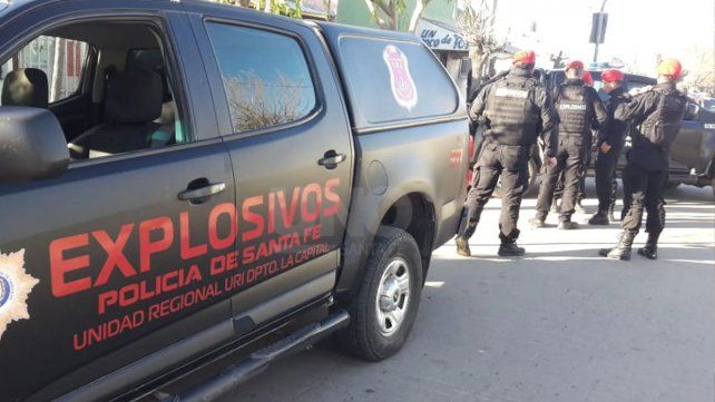 La brigada de explosivos trabajó en el lugar