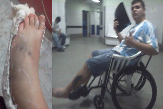 Locura en el centro: “Puso primera, volanteó en la vereda y pisó a mi hijo”