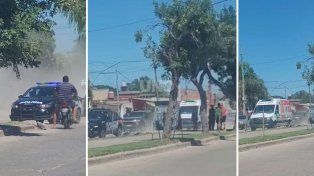 Barrio Loyola Sur: balearon una vivienda