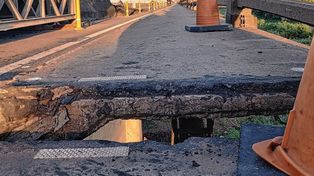 Puente Carretero: Vialidad Nacional verificó que se mantiene la estabilidad de la zona afectada
