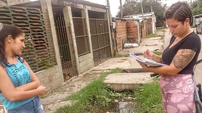 La encuesta se realizó en distintos barrios de Rosario.