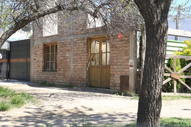 La imagen de la casa de la joven que permanece detenida.