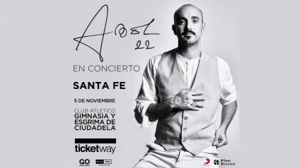Abel Pintos actuará el sábado 5 de noviembre en el Club Atlético Gimnasia y Esgrima de Ciudadela, en Santa Fe, y comenzó con una masiva demanda de entradas 