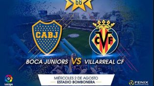 Villarreal presentó el amistoso frente a Boca con un sorprendente error