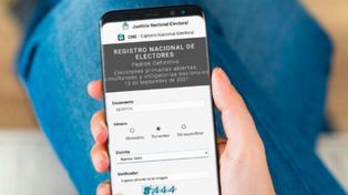 Las primeras elecciones nacionales se celebran en un par de semanas y ya comenzaron a circular intentos de estafas por WhatsApp sobre consultas del padrón electoral.