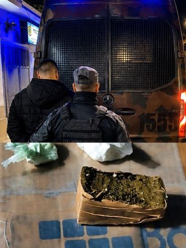 Paraná: secuestran drogas y detienen a un hombre en Bajada Grande