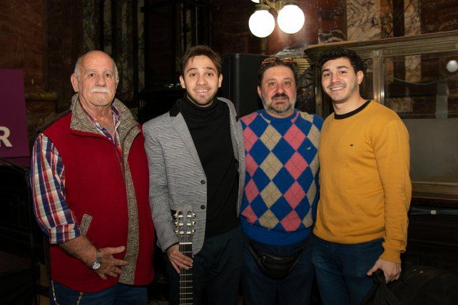 Bernardo, Sebastian, Gustavo y Santiago Sanginesi
