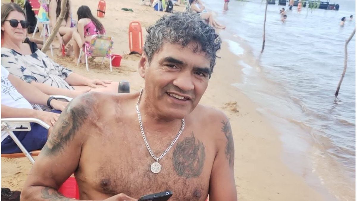 Jorge Locomotora Castro estuvo en las playas de Colón