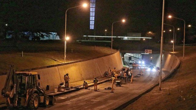 Los trabajos en el Túnel Dibfluvial se realizan en el marco del Plan de Obras