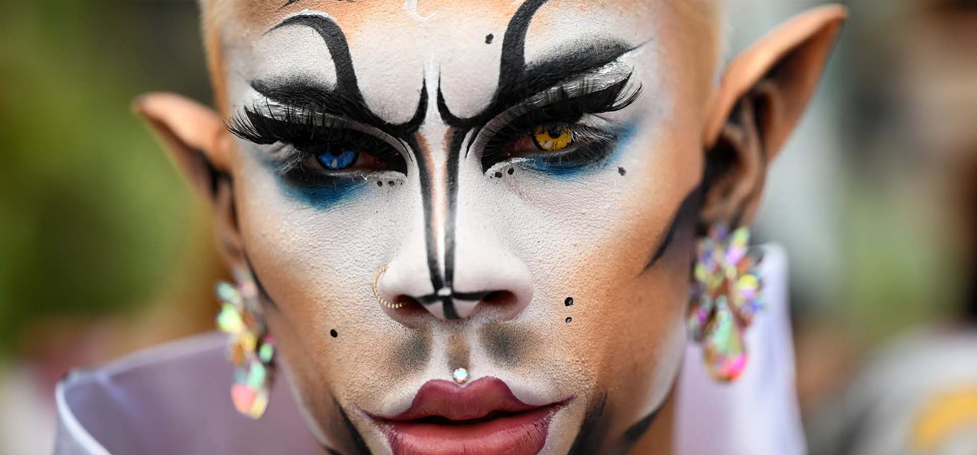 Un participante asiste al desfile anual del Orgullo, Caracas, Venezuela. Fotografía: Federico Parra/AFP/Getty Images Un participante asiste al desfile anual del Orgullo, Caracas, Venezuela. Fotografía: Federico Parra/AFP/Getty Images