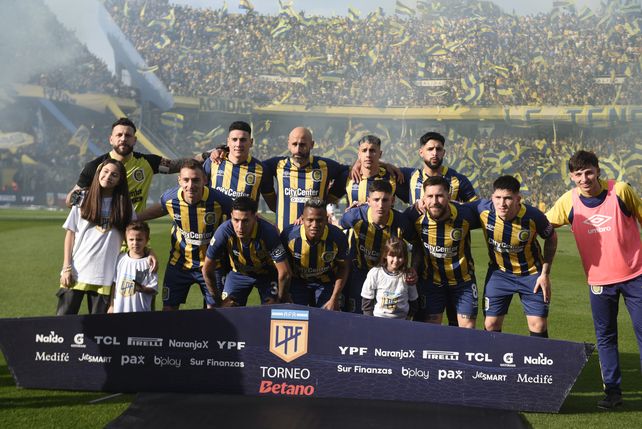 Los once de Central en el clásico. Muchos de ellos seguro repetirán el miércoles ante Fortaleza.