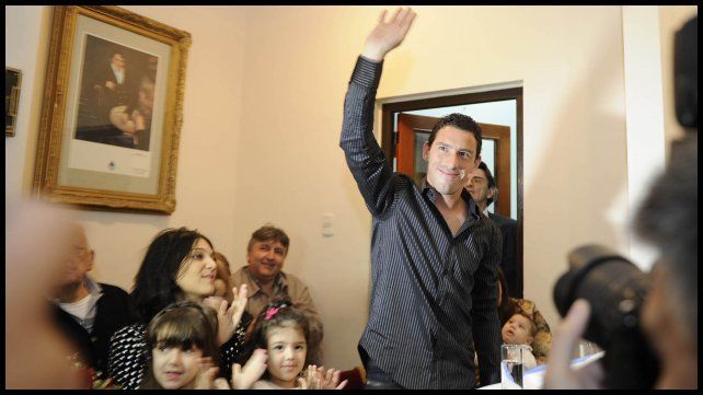 En su regreso al parque fue declarado deportista ilustre de nuestra ciudad por el Concejo Deliberante. 27/09/2012