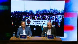 Ambos dirigentes hablaron en una conferencia de prensa.