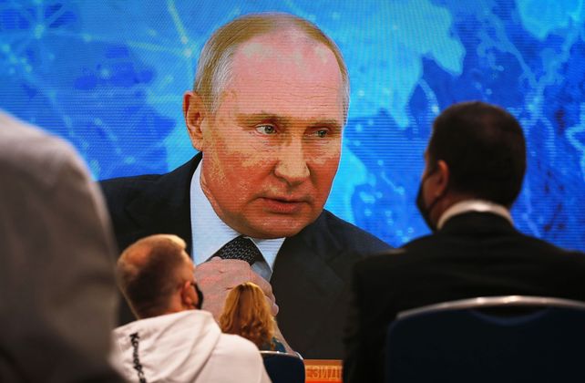 Putin dio una conferencia de prensa a distancia de tres horas de duración.&nbsp;