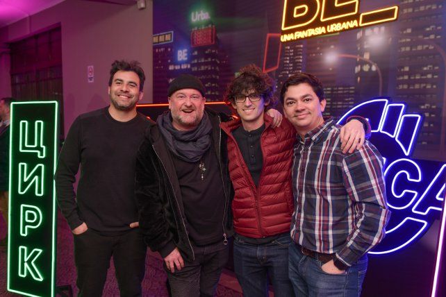 Diego Castro, Sean Mc Keown ,Damian Mahler y Patricio Herrera