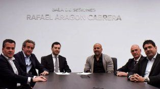 Reunión entre los presidentes de River y Estudiantes