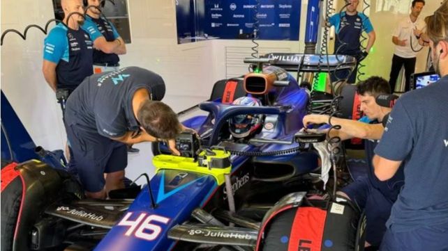 El argentino Colapinto cumplió con el objetivo de alcanzar los 300 kilómetros necesarios para poder sacar la Superlicencia de la Formula Uno.