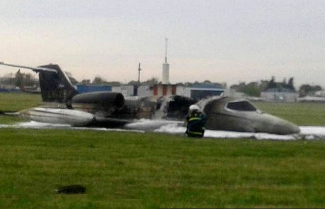 La aeronave del empresario ligado al kirchnerismo.