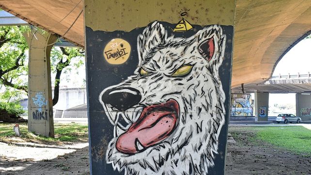 Postales urbanas: grafitis en el Puente Oroño