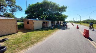 Los módulos habitacionales a los cuales fueron trasladados los vecinos de La Vuelta del Paraguayo.&nbsp;