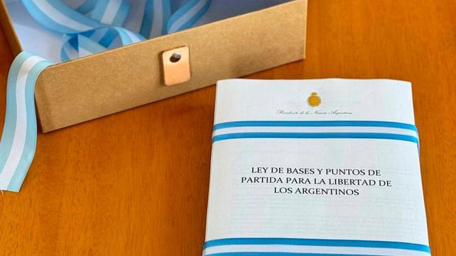 La ley ómnibus promovida por la Casa Rosada.