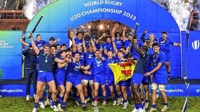 Francia se consagró tricampeón del Mundial Sub 20 de rugby.