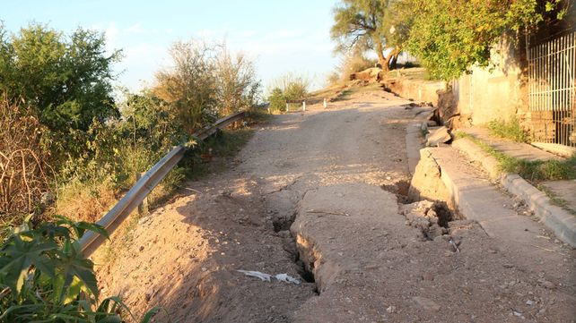 Aranda: Informamos sobre la fractura de la barranca pero hubo mucha gente que no lo tomó en serio