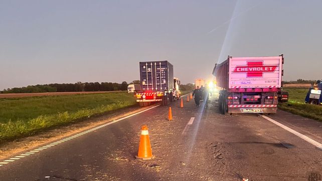 La autopista Rosario-Buenos Aires amaneció con tránsito reducido.