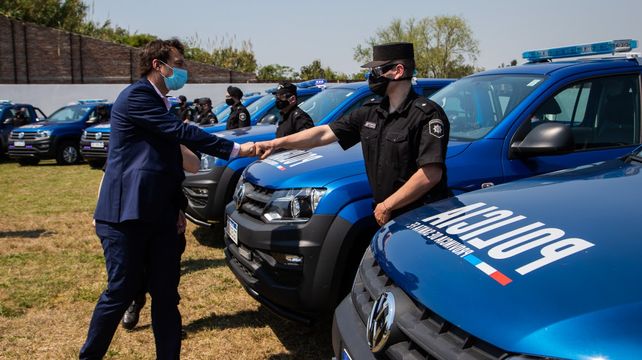 La provincia entregó 21 nuevos patrulleros a la UR I para la ciudad de Santa Fe