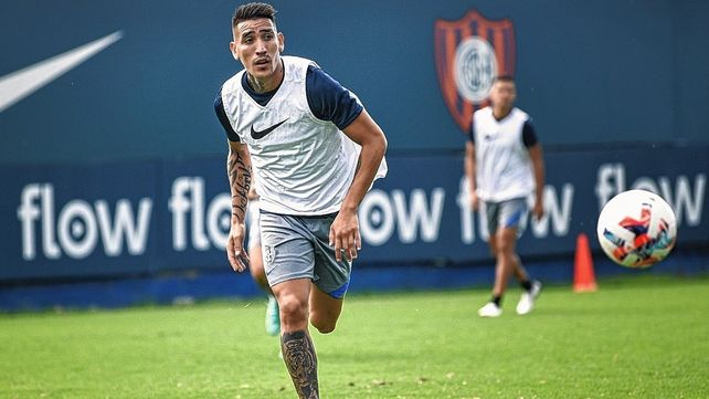 Ricardo Centurión se unió este jueves al plantel de San Lorenzo.&nbsp;