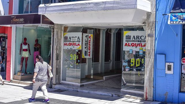 Crisis: de 983 locales de Paraná, 180 hoy están vacíos