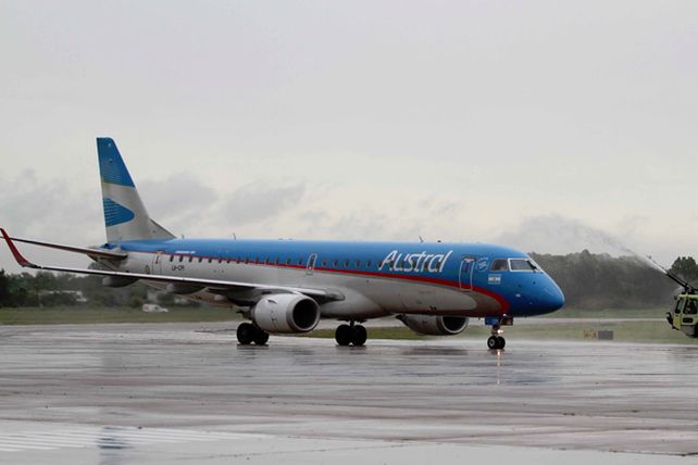 Volvió a operar el Aeropuerto Internacional de Rosario Islas Malvinas