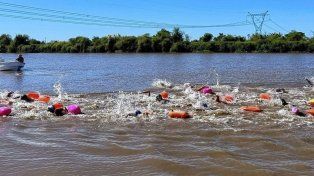Se realizó la Maratón Acuática Río Salado con una destacada participación en Santo Tomé.