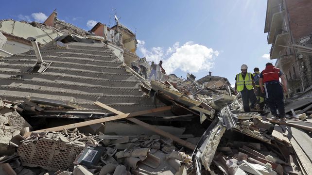 Las estremecedoras imágenes del sismo que sacudió a Italia