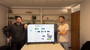 Santo Barrio diseñó el mapa de startups con la ayuda de Horacio Bella, CEO de la firma Onlines.