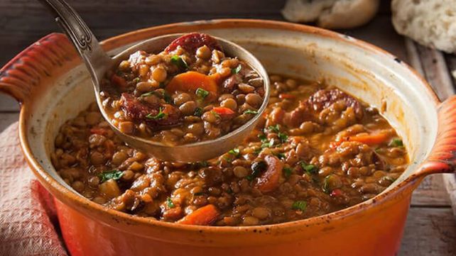 Recetas: para combatir el frío nada mejor que un guiso de lentejas