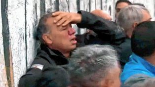 Sergio Berni quedó malherido