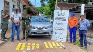 Gendarmería Nacional halló la cocaína entre el chasis y la carrocería de un auto que viajaba a Córdoba.