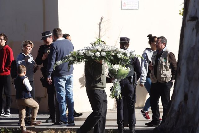 Duelo. Julen fue llevado al tanatorio luego de la autopsia. Allí lo velaron sus familiares.