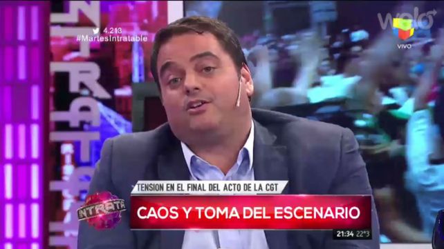 Triaca dijo que la concentración de la CGT estuvo muy teñida de intereses políticos